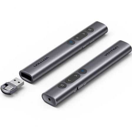 Presentador Inalámbrico Vention KQIH0/ 2.4GHz/ Gris | TecnoSoft art ven presenter kqih0 1