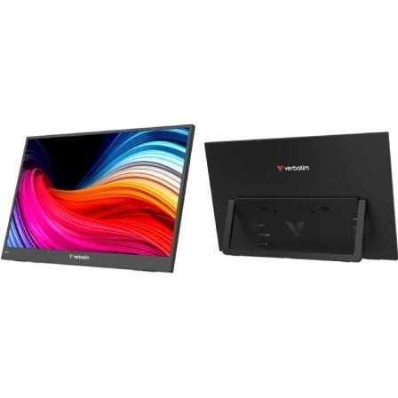Monitor Portátil Verbatim Non-Touch Light 15.6″/ Full HD/ Multimedia/ Negro | TecnoSoft art verb m 32401 1