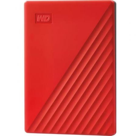 Disco Externo Western Digital My Passport 4TB/ 2.5″/ USB 3.2/ Rojo | TecnoSoft art wd ext20mypass204tb20rd 1