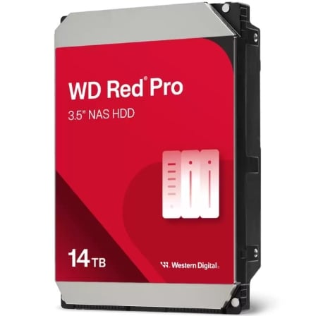 Disco Duro Western Digital WD Red Pro NAS 14TB/ 3.5″/ SATA III/ 512MB | TecnoSoft art wd hdd rd pro nas 14tb 1