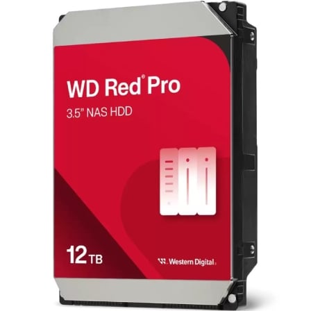 Disco Duro Western Digital WD Red Pro NAS 12TB/ 3.5″/ SATA III/ 512MB | TecnoSoft art wd hdd20rd20pro20nas2012tb20v2 1