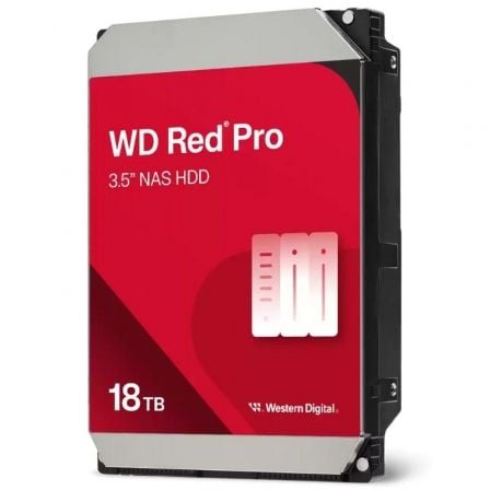 Disco Duro Western Digital WD Red Pro NAS 18TB/ 3.5″/ SATA III/ 512MB | TecnoSoft art wd hdd20rd20pro20nas2018tb 1