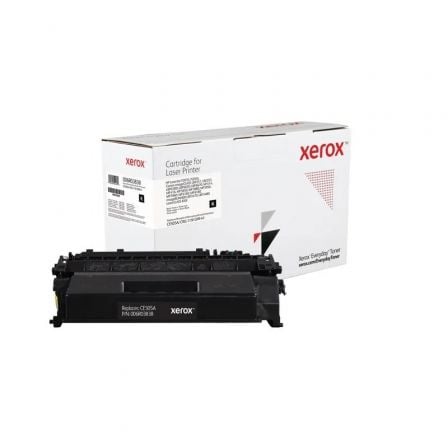 Tóner compatible Xerox 006R03838 compatible con HP CE505A/ CRG-119/ GPR-41/ 2300 páginas/ Negro | TecnoSoft art xer toner20006r03838 1