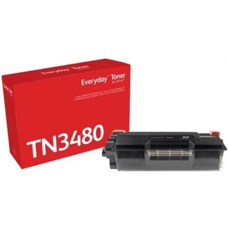 Tóner compatible Xerox 006R04587 compatible con Brother TN-3480/ 8000 páginas/ Negro | TecnoSoft art xer toner20006r04587 1
