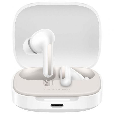 Auriculares Bluetooth Xiaomi Redmi Buds 6 con estuche de carga/ Autonomía 10h/ Blancos | TecnoSoft art xia aur20redmi20buds20620wh 1