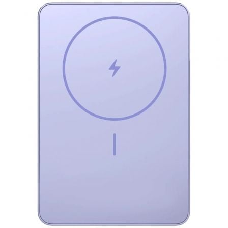 Powerbank 5000mAh Xiaomi Super Slim Magnetic Power Bank 5000/ Wireless/ Púrpura/ Incluye Cable USB Tipo-C | TecnoSoft art xia bat sp sl mag pb 5000pur 1