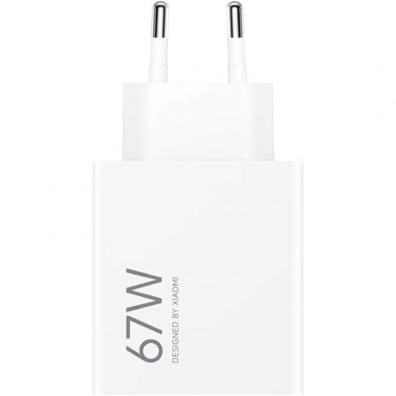 Cargador de Pared Xiaomi 67W HyperCharge (Type-A)/ 1xUSB/ 67W | TecnoSoft art xia car2067w20hypc20usba 1