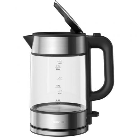 Hervidor de Agua Xiaomi Electric Glass Kettle/ 2200W/ Capacidad 1.7L | TecnoSoft art xia hervidor20elec20gl20ket20bk 1