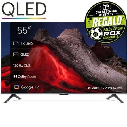 Televisor Xiaomi QLED TV A Pro 55 2026 55″/ Ultra HD 4K/ Smart TV/ WiFi | TecnoSoft art xia tv a pro 55 2026 1