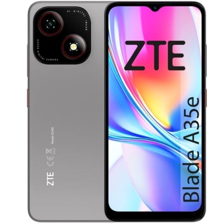 Smartphone ZTE Blade A35E 2GB/ 64GB/ 6.52″/ Gris Oscuro | TecnoSoft art zte sp20bld20a35e202 6420gy20v2 1